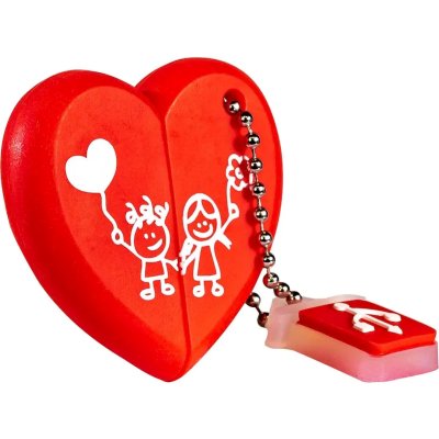 флешка SmartBuy 32GB SB32GBHEART Красный
