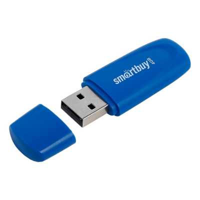 флешка SmartBuy 4GB SB004GB2SCB Синий