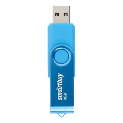 флешка SmartBuy 4GB SB004GB2TWB Синий