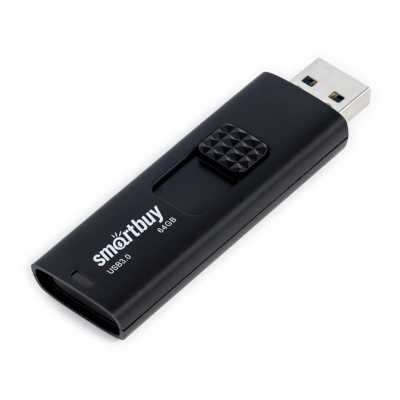 флешка SmartBuy 64GB SB064GB3FSK Черный