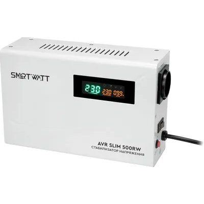 стабилизатор напряжения SMARTWATT AVR Slim 500RW 4512020310002 Белый