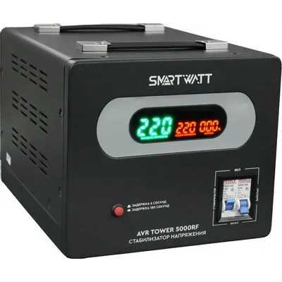 стабилизатор напряжения SMARTWATT AVR Tower 5000RF 4512020370005 Черный