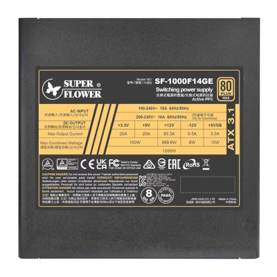 блок питания Super Flower Leadex III Gold 1000W SF-1000F14GE Черный