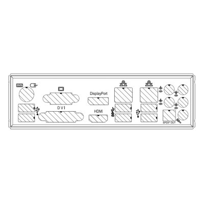 заглушка панели SuperMicro MCP-260-00063-1N