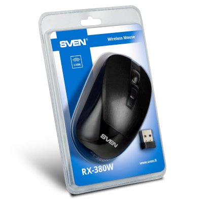 мышь Sven RX-380W Black Черный