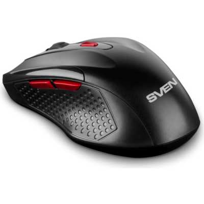 мышь Sven RX-450W Black Черный-красный