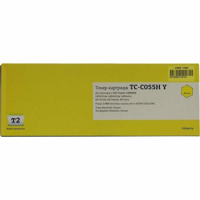 картридж T2 TC-C055H Y желтый