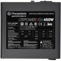 блок питания Thermaltake Litepower RGB 450W PS-LTP-0450NHSANE-1 Черный