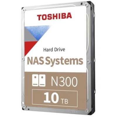 жесткий диск Toshiba N300 10Tb HDWG71AXZSTA Серебристый