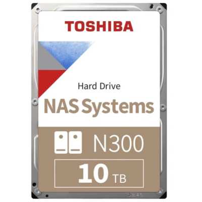 жесткий диск Toshiba N300 10Tb HDWG71AXZSTA Серебристый