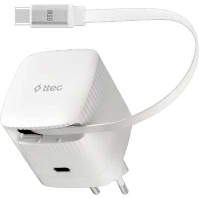 сетевое зарядное устройство TTEC SmartCharger Duo 65W White