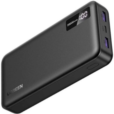 внешний аккумулятор Ugreen PB312 25683 темно-серый