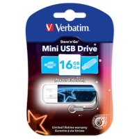 флешка Verbatim 16GB 49395 Черный, синий