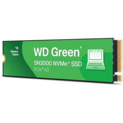SSD диск WD Green SN3000 1Tb WDS100T4G0E Зеленый