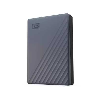 жесткий диск WD My Passport 4Tb WDBRMD0040BGY-WESN Серый