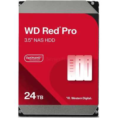 жесткий диск WD Red Pro 24Tb WD241KFGX Серебристый