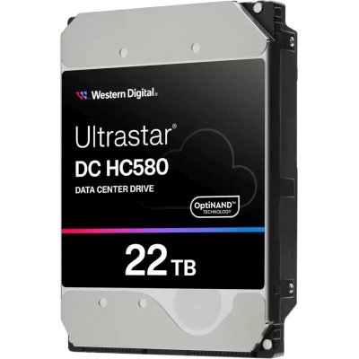 жесткий диск WD Ultrastar DC HC580 22Tb WUH722422AL5204 0F62791 Серебристый
