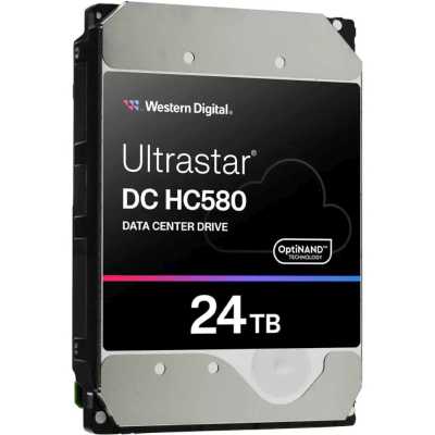 жесткий диск WD Ultrastar DC HC580 24Tb WUH722424ALE604 0F62819 Серебристый