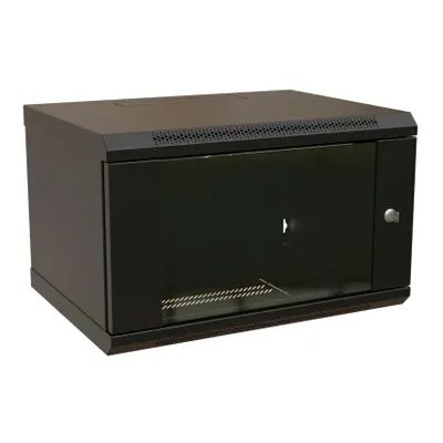 телекоммуникационный шкаф WRLine WR-TW-0666-GP-RAL9004 Черный