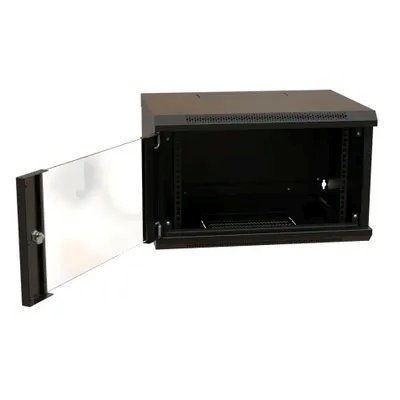 телекоммуникационный шкаф WRLine WR-TW-0666-GP-RAL9004 Черный